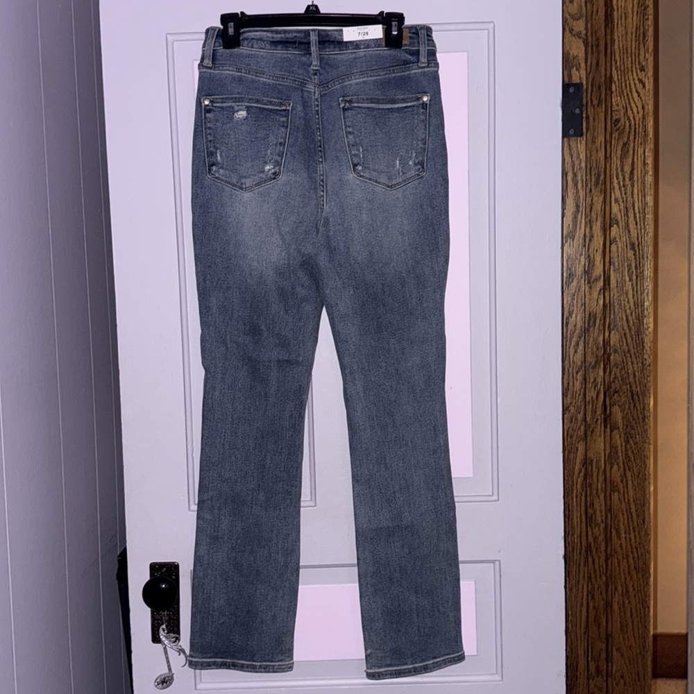 NWT judy blue straight shooter jean size 7/28 - Picture 2 of 7